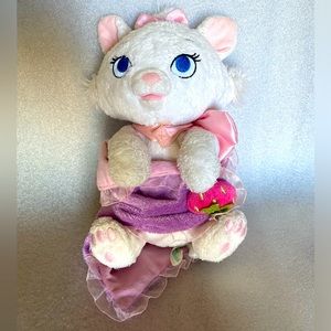 Disney Babies Marie Cat Plush with Blanket Plush Doll toy